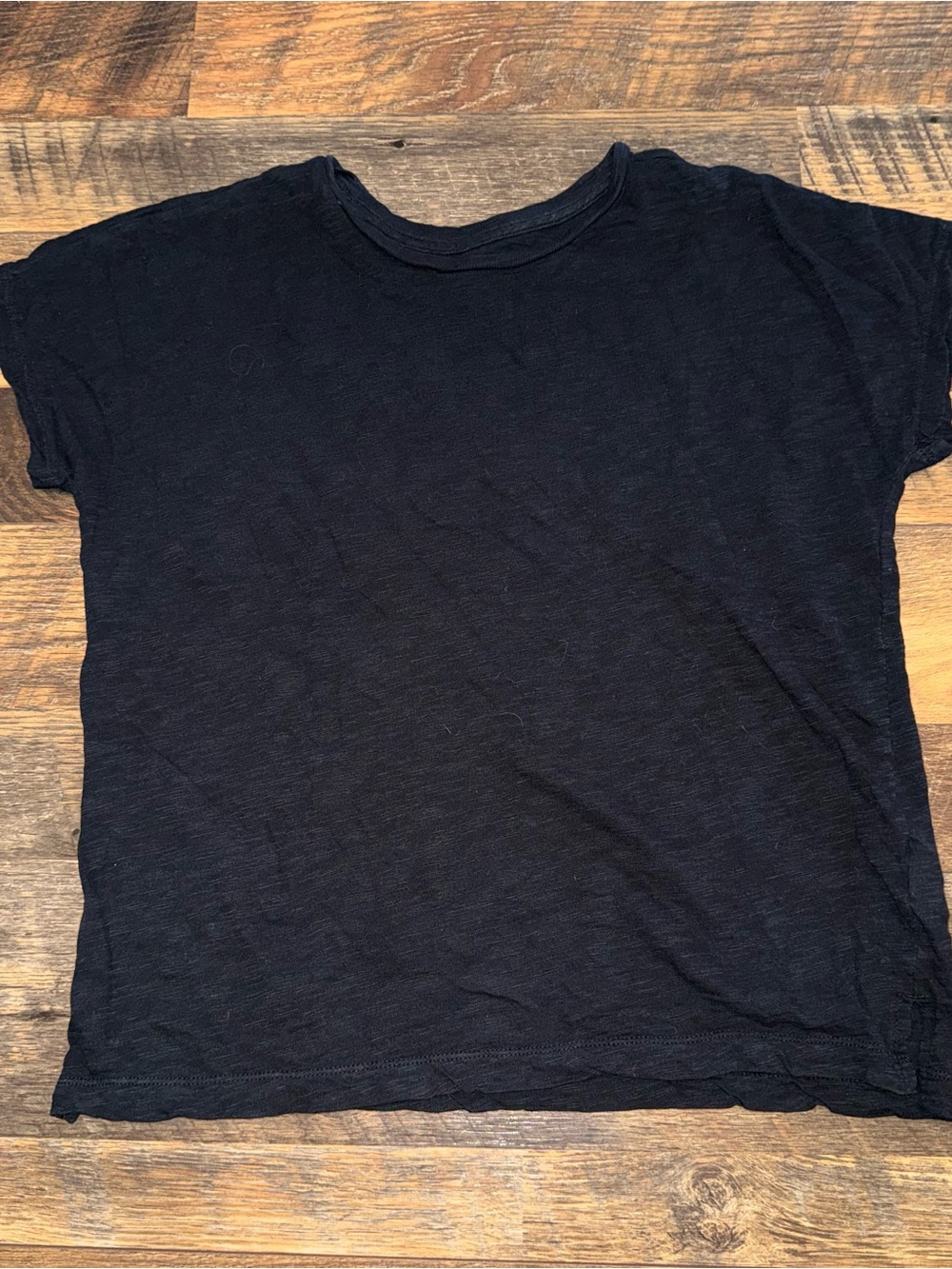 Madewell Black Short Sleeve Crewneck Tee